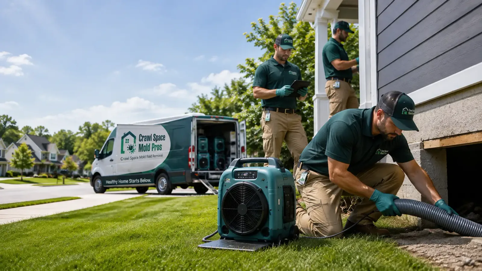 Crawl Space Mold Removal in Superior, WY